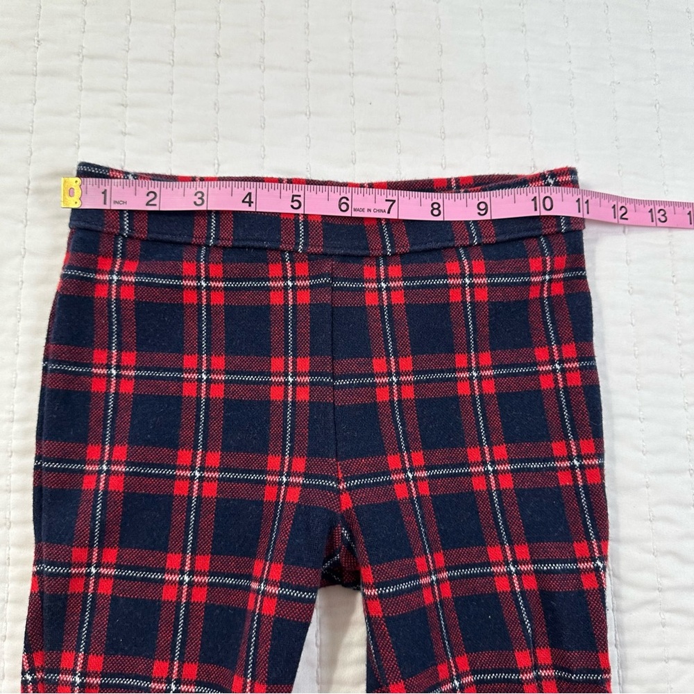 Janie and Jack Girl Holiday Bow Shirt and Red Plaid Pant Matching Set Size8 - Picture 8 of 12